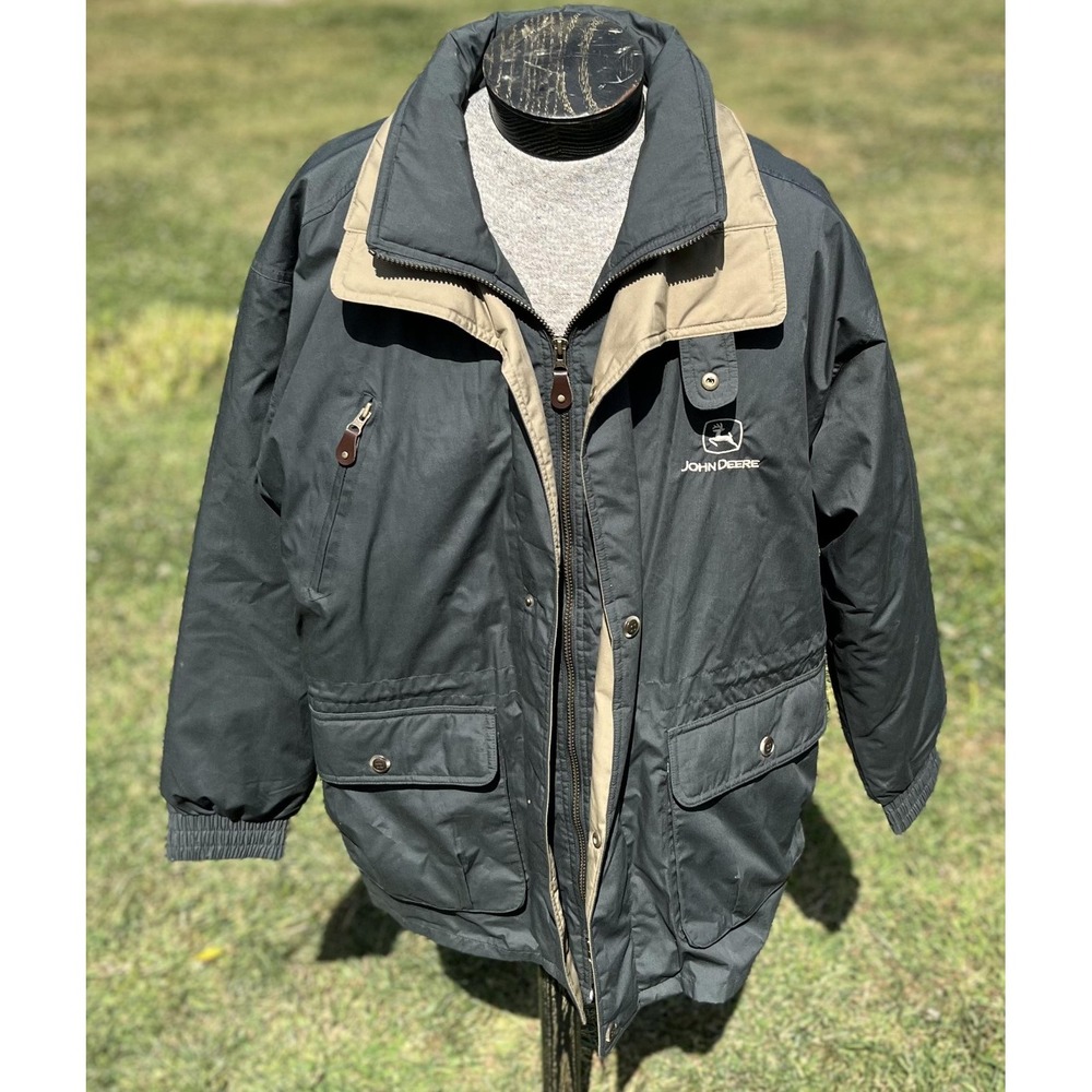 Vintage‎ John Deere Jacket Mens Medium Thinsulate Swingster Insulated Work Coat